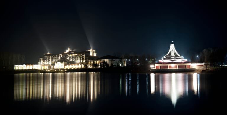 Hotel and Club at night