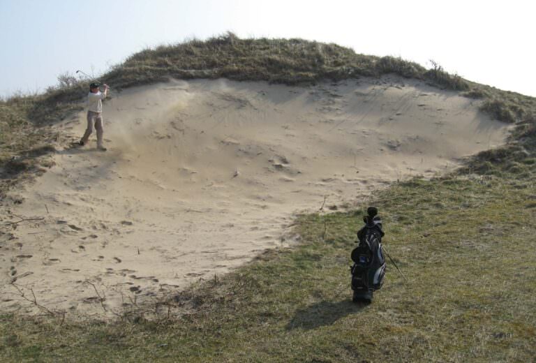 Natural bunker at Noordwijk Golf Club, Holland