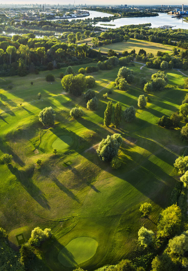 Actual aerial picture (Pictures and plans by Rainer Preißmann; Red Golf; Jörn Kipping)
