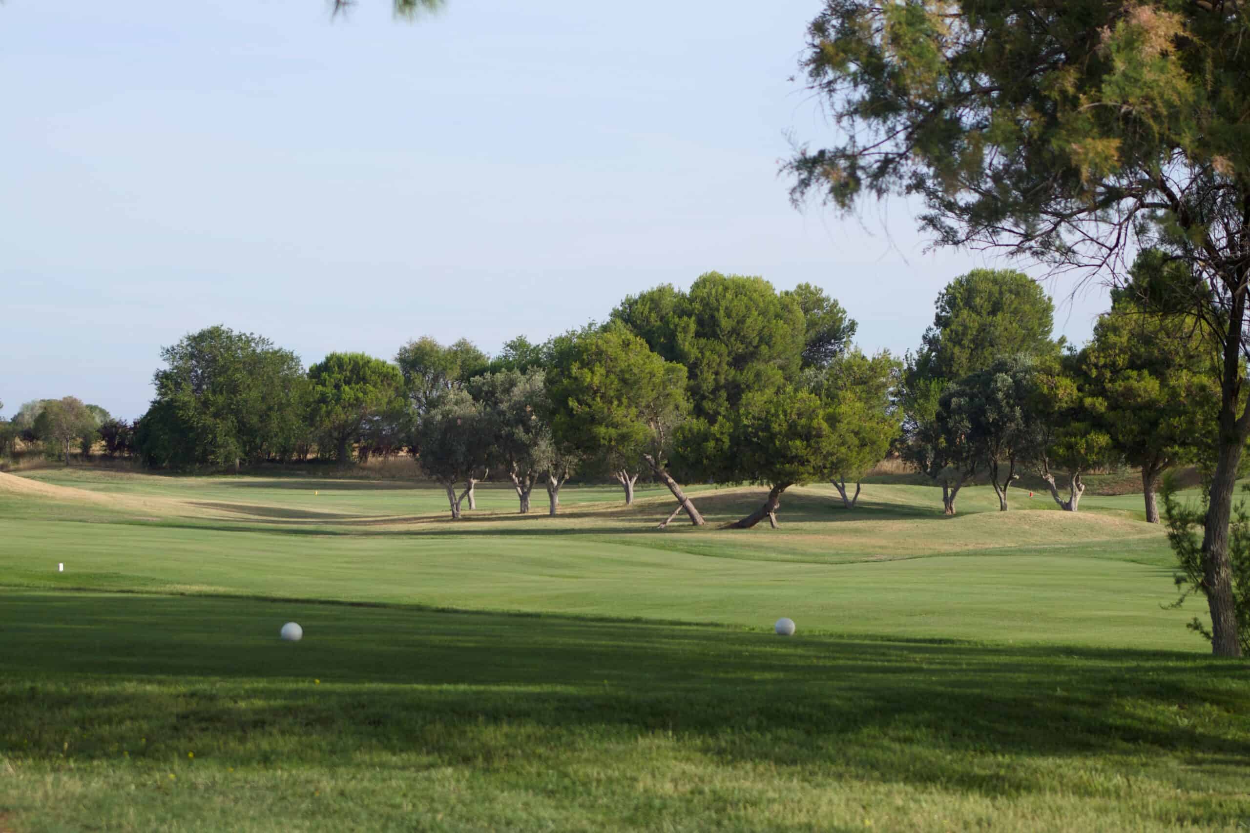 Los Lagos Zaragoza -10th Tee with 9th fairway in background