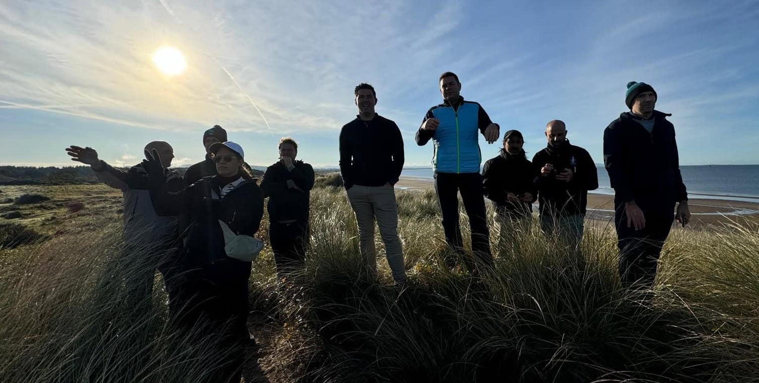 EIGCA Students on a site visit to The Ayrshire. Photo by Piet Vandenbussche.