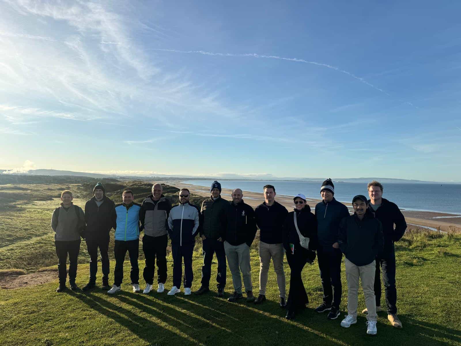 EIGCA Students on a site visit to The Ayrshire. Photo by Sergio Carballo.