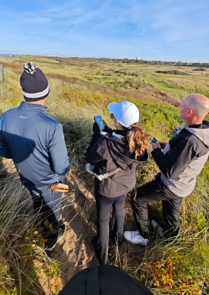 EIGCA Students on a site visit to The Ayrshire. Photo by Ostap Lukiyanov.