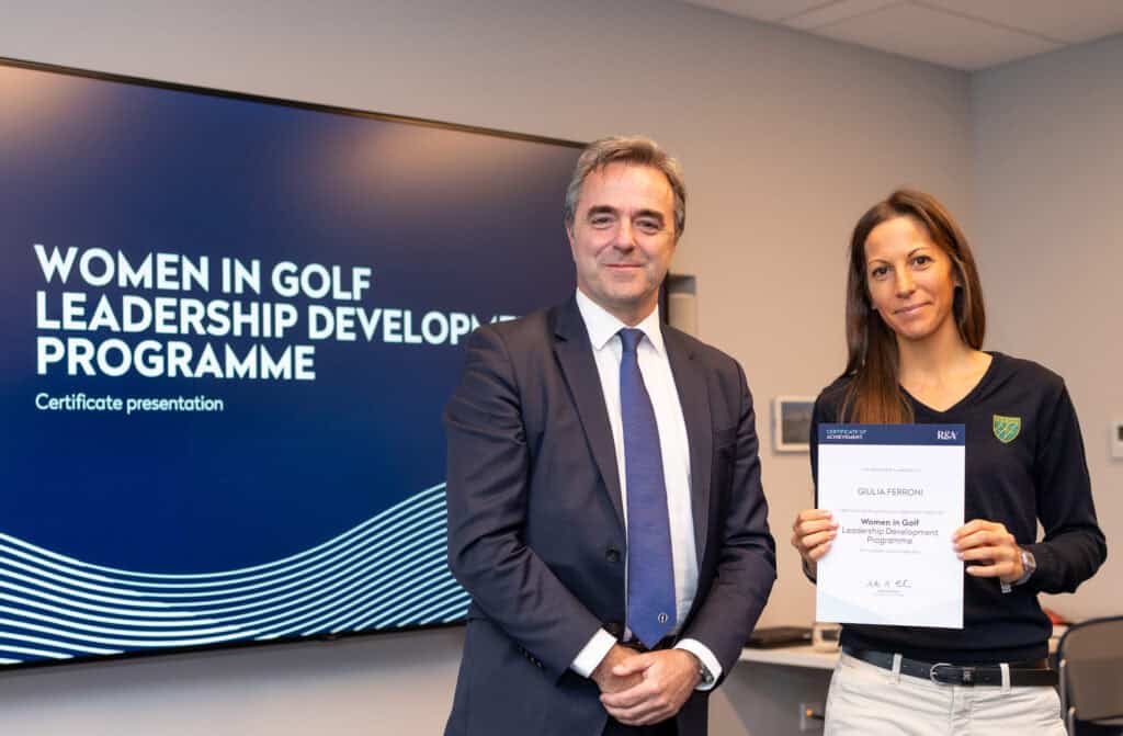 Giulia Ferroni - graduates from Women in Leadership Programme