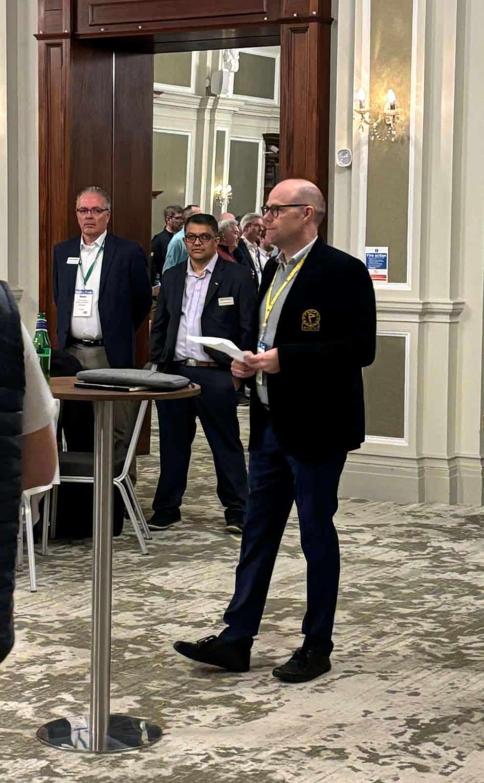 BTME 2024 - EIGCA's President, Caspar Grauballe, addressing guests at Partner Reception