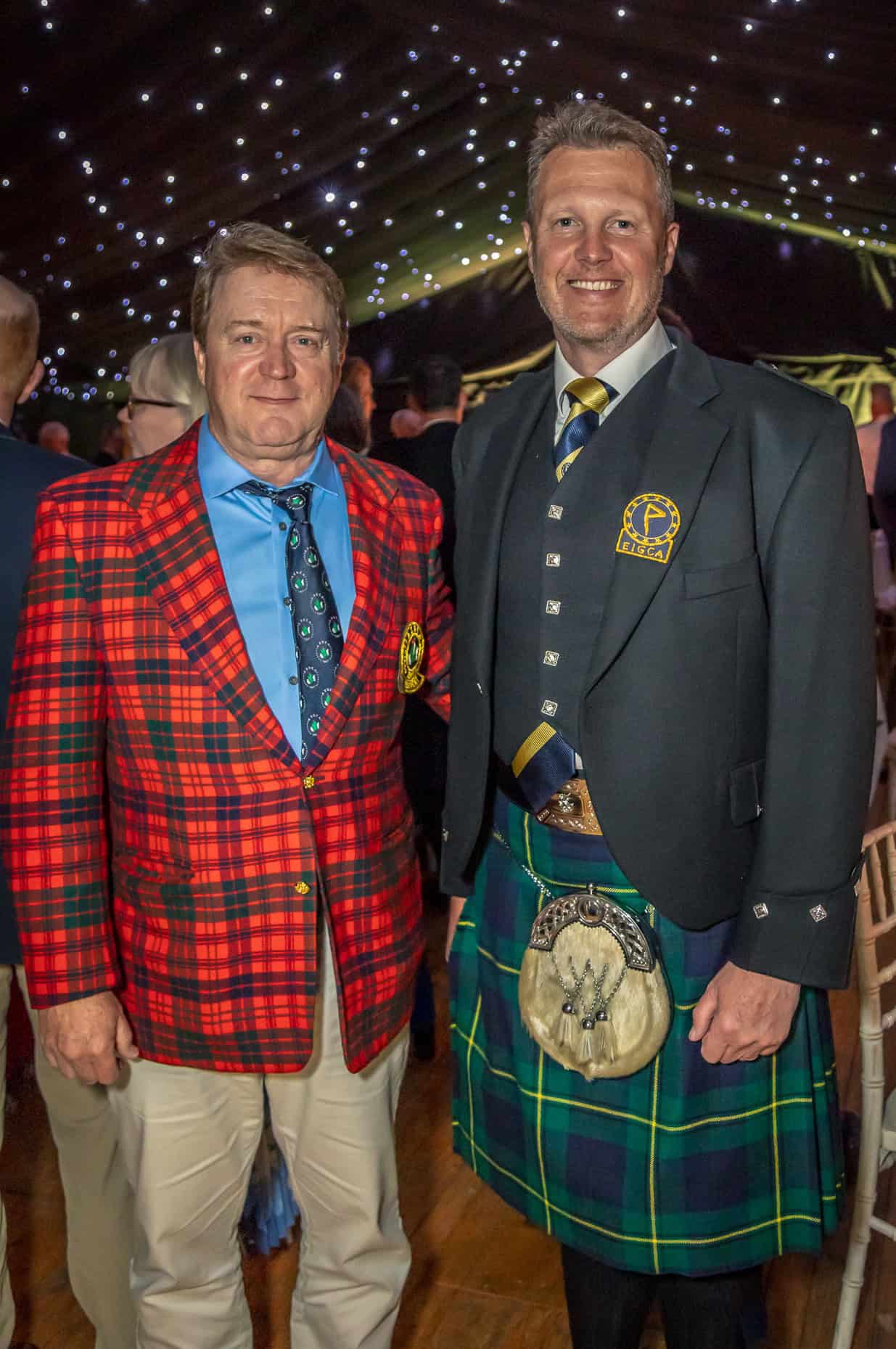 The two Presidents - Brian Costello, ASGCA (left) and Gary Johnston, EIGCA (right)