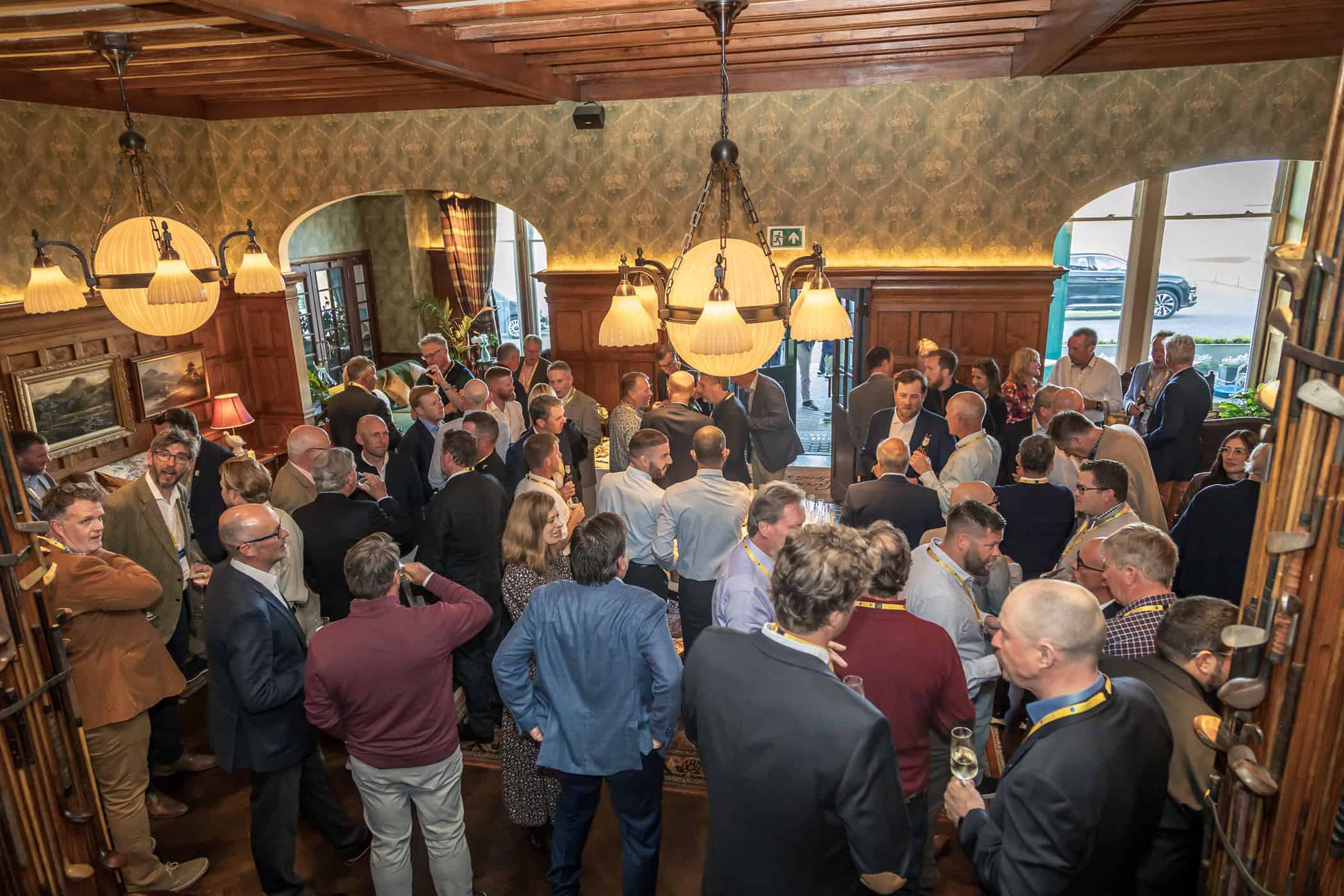 Drinks reception at the Partners Dinner, May 2025