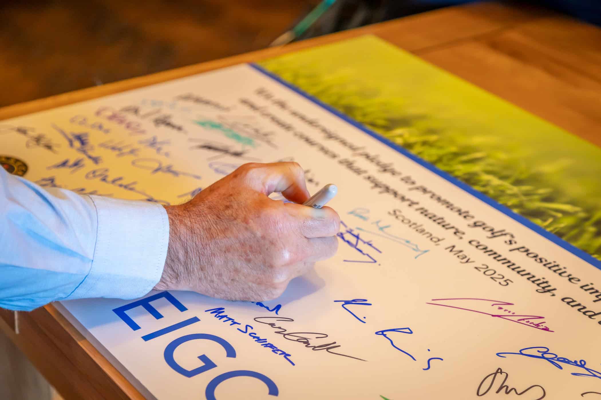 EIGCA members and partners sign teh global pledge - May 2025