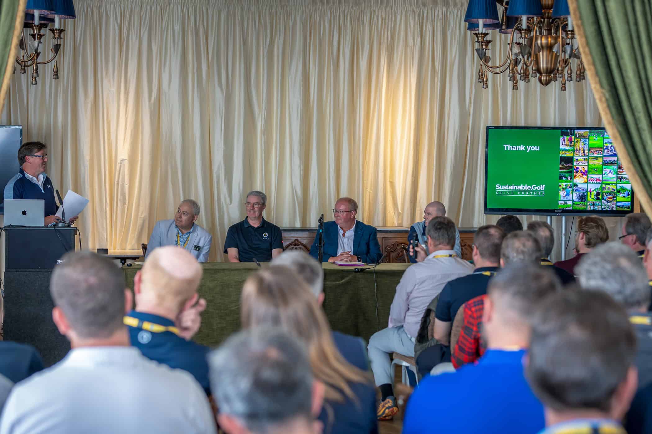 EIGCA Conference, May 2025 (left to right) - Jonathan Smith, Hal Philips, Andy Brown, Paul Bush, Ru Macdonald