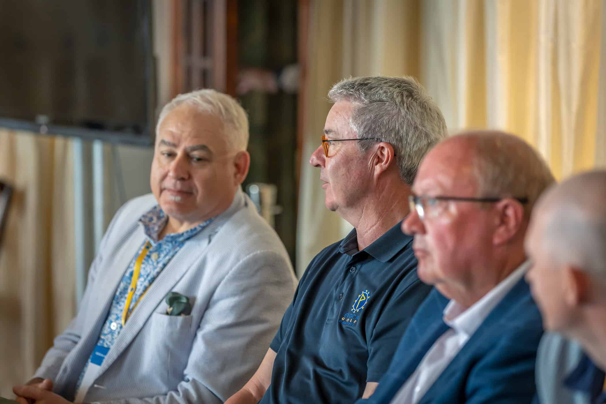 EIGCA Conference, May 2025 (left to right) - Hal Philips, Andy Brown, Paul Bush, Ru Macdonald