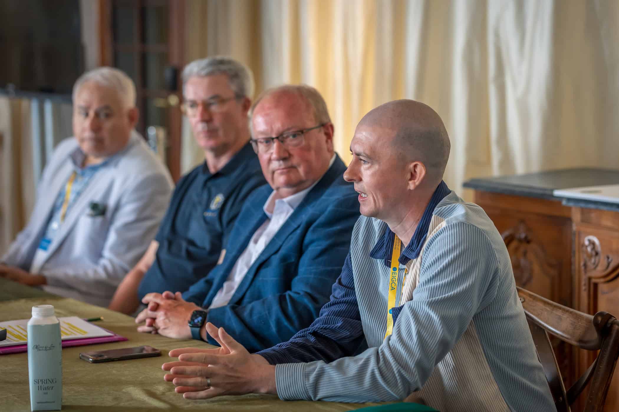 EIGCA Conference, May 2025 (left to right) - Hal Philips, Andy Brown, Paul Bush, Ru Macdonald