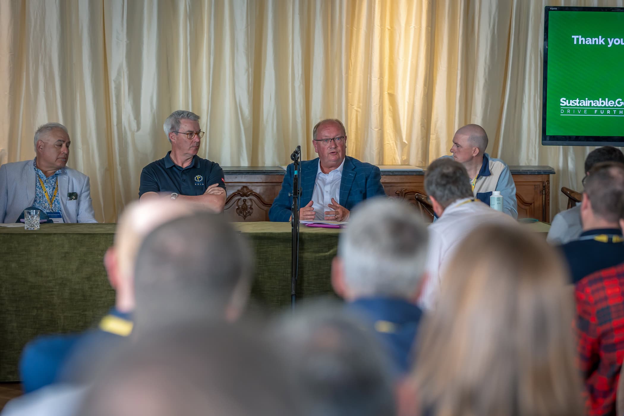 EIGCA Conference, May 2025 (left to right) - Hal Philips, Andy Brown, Paul Bush, Ru Macdonald