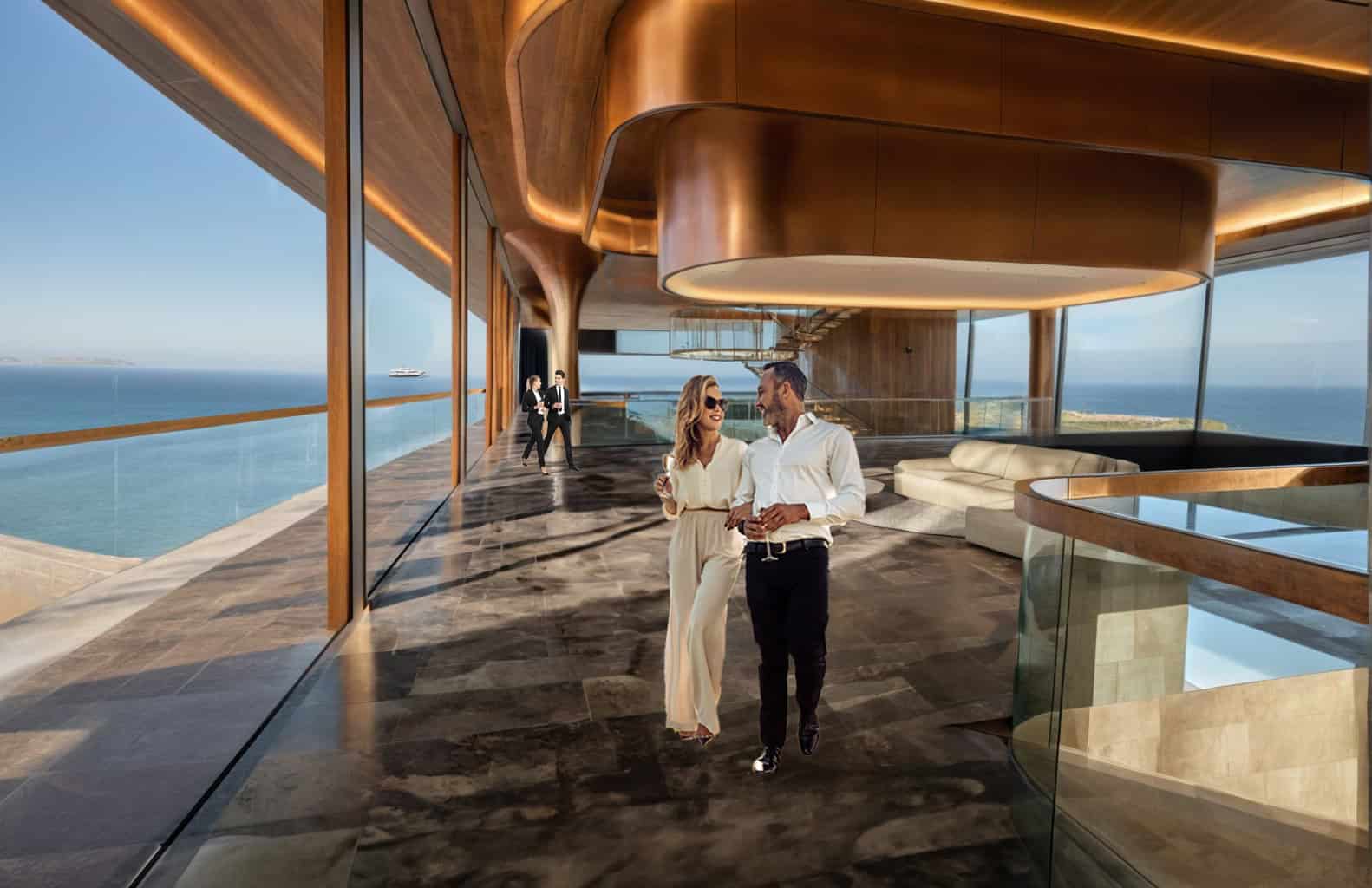 Golf Course Pavillion Interior - Image Ben Stephens and BACA Aquatecture