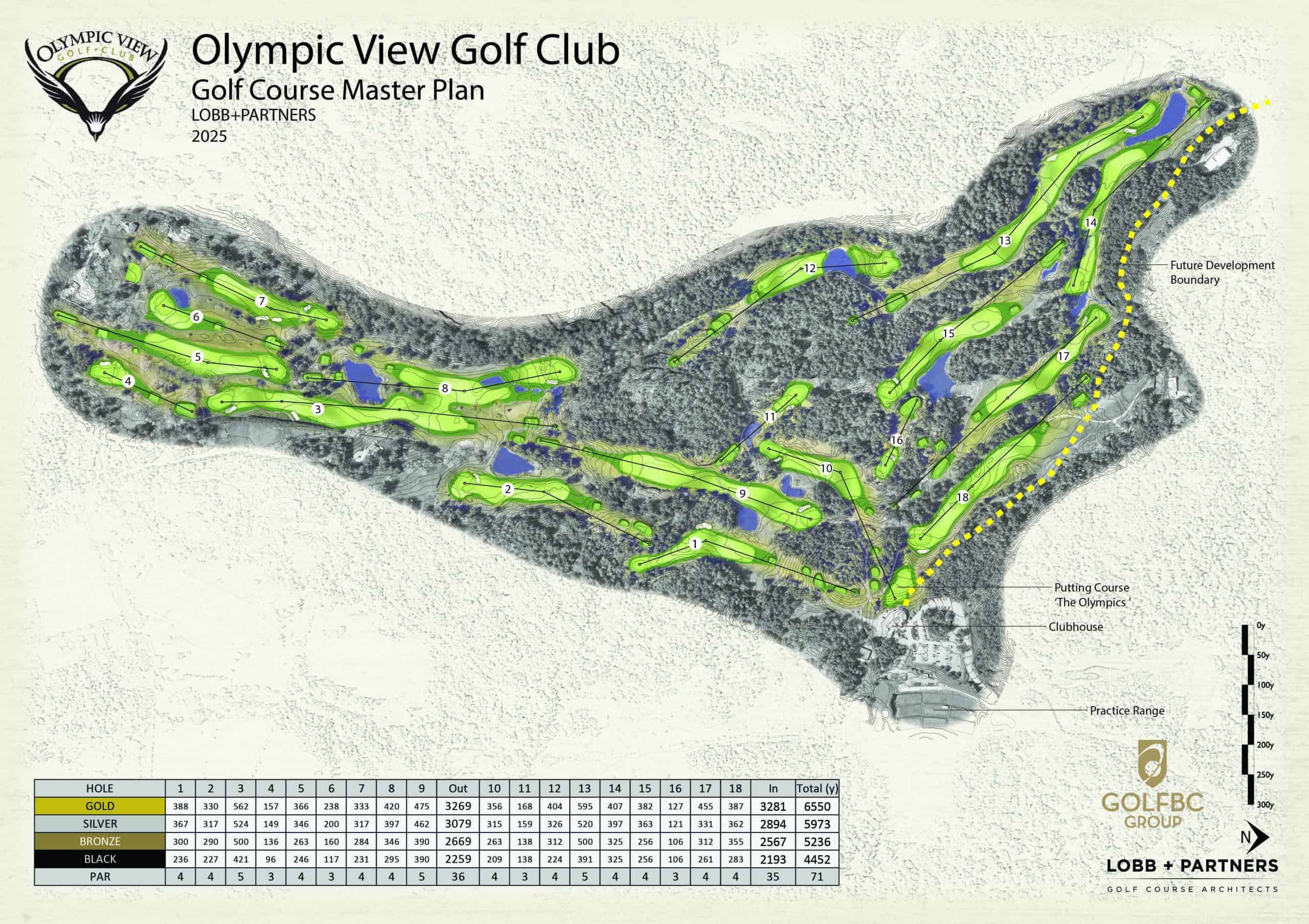 Olympic View Golf Club Master Plan. Photo courtesy Lobb + Partners