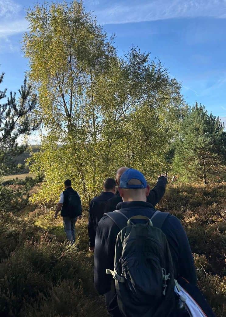 Site walk at Old Thorns 2025 - for Main Design Project