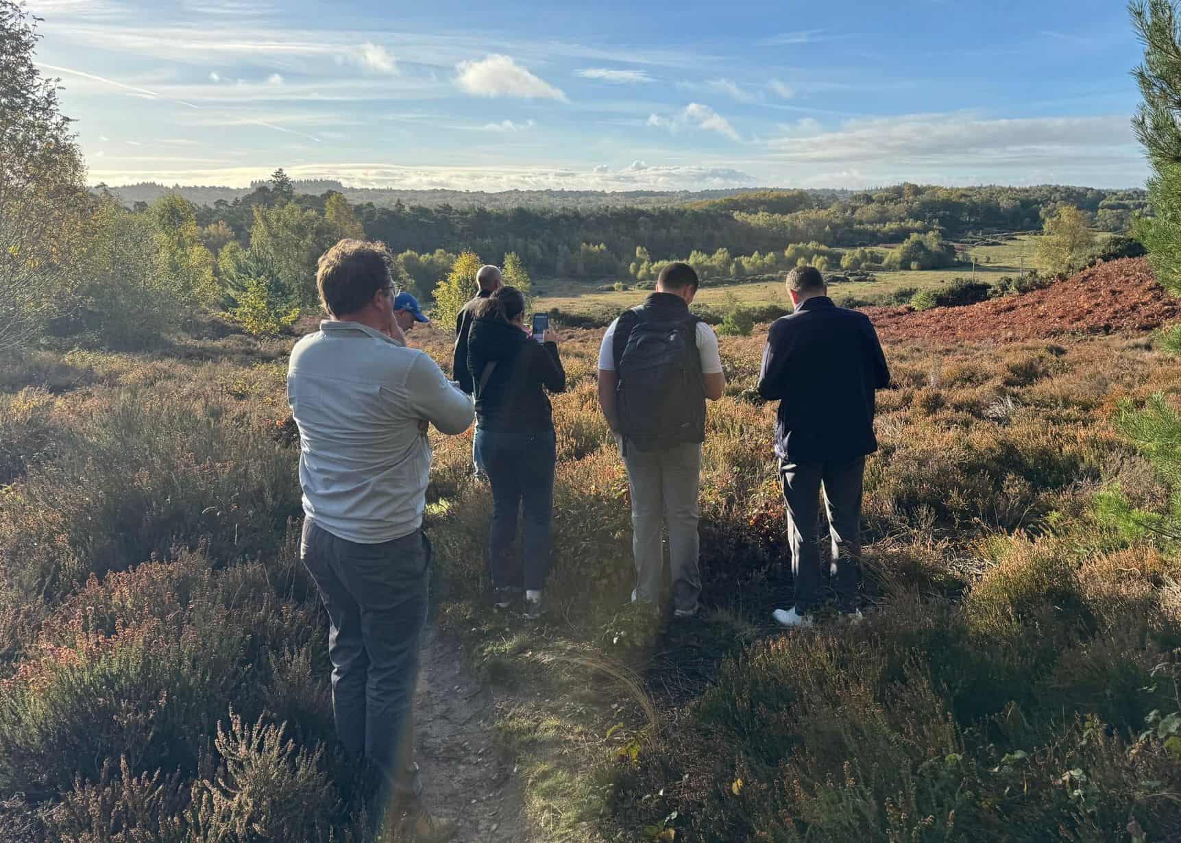 Site walk at Old Thorns 2025 - for Main Design Project