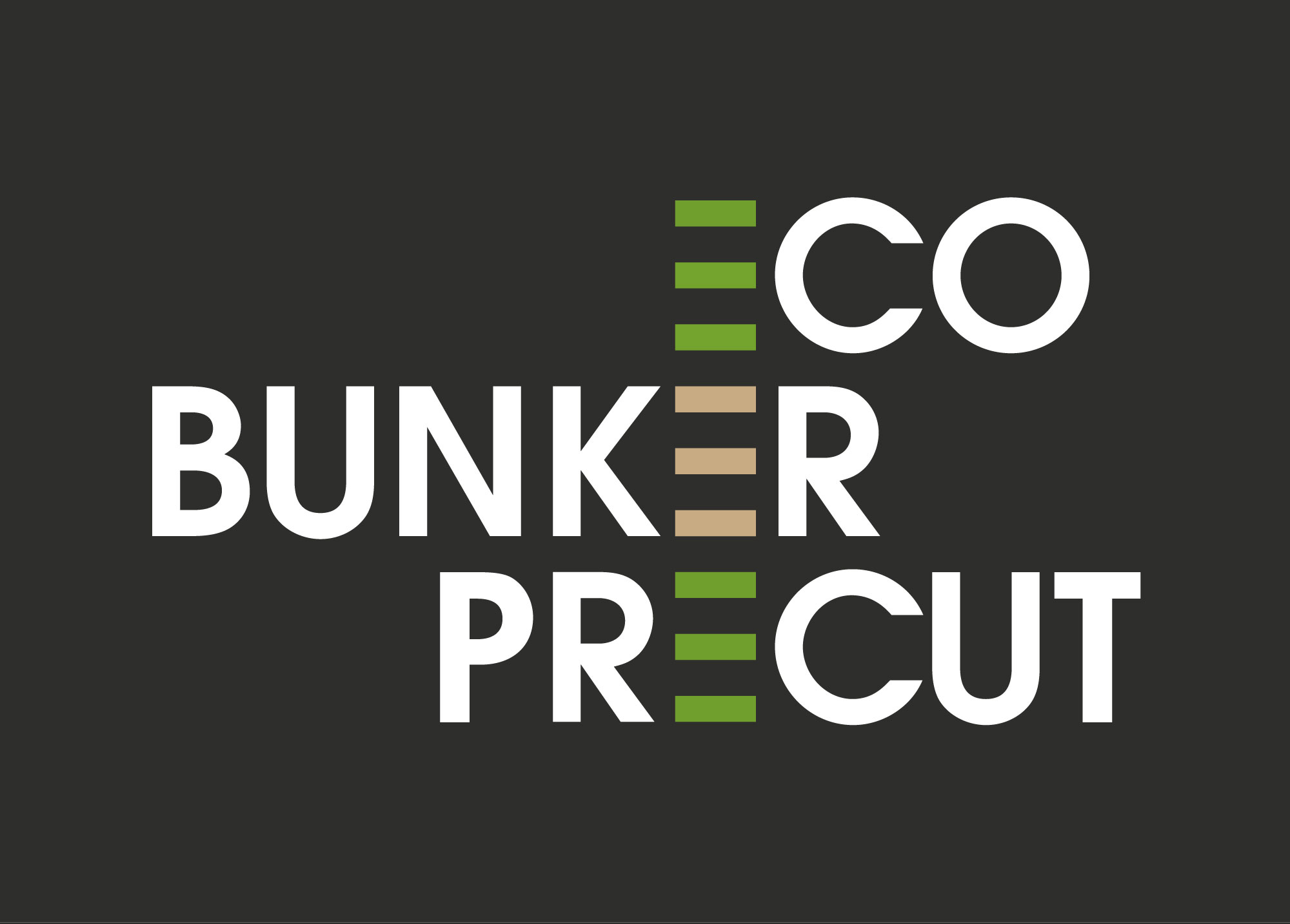 EcoBunker pre-cut tiles logo